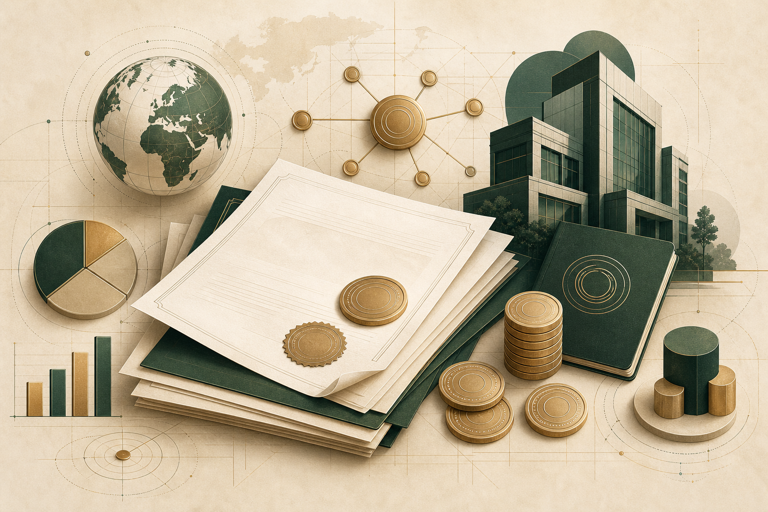 Crypto Founders: Token Issuance and Corporate Structure - editorial illustration