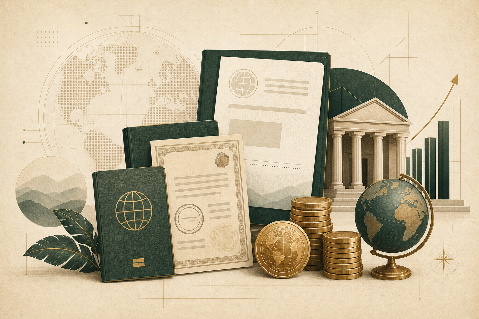 Digital Nomad Visas 2026: Complete List and Tax Implications - editorial illustration