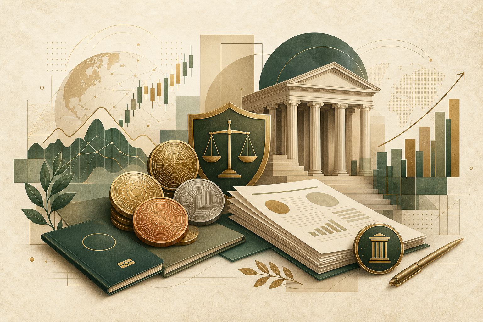 How Crypto Traders Legally Pay Zero Tax - editorial illustration
