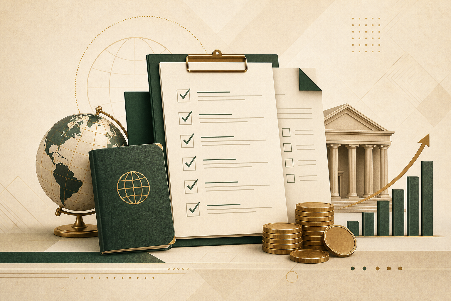 How to Become a Non-Resident for Tax: The Complete Checklist - editorial illustration