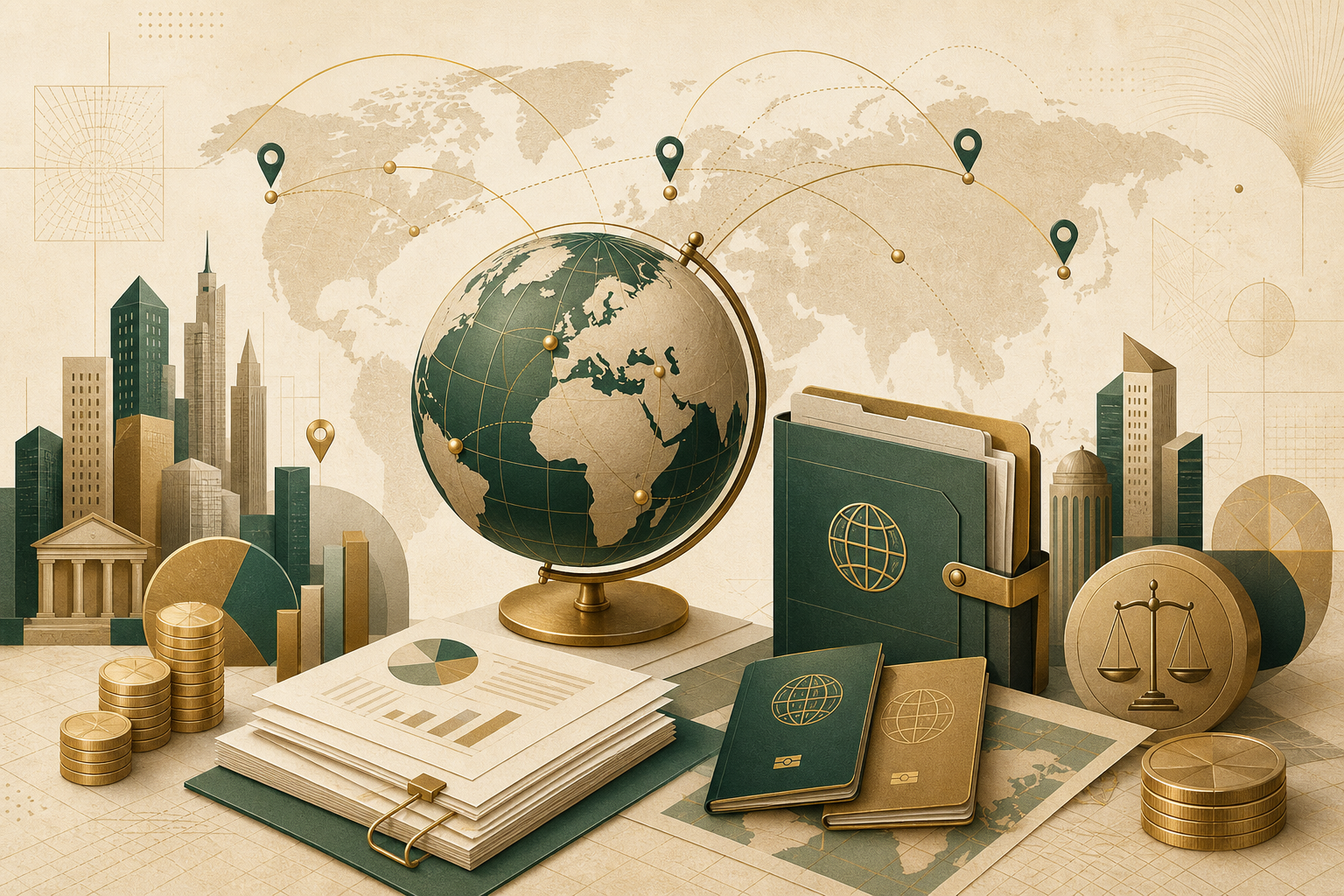 Permanent Establishment Risk for Remote Teams - editorial illustration